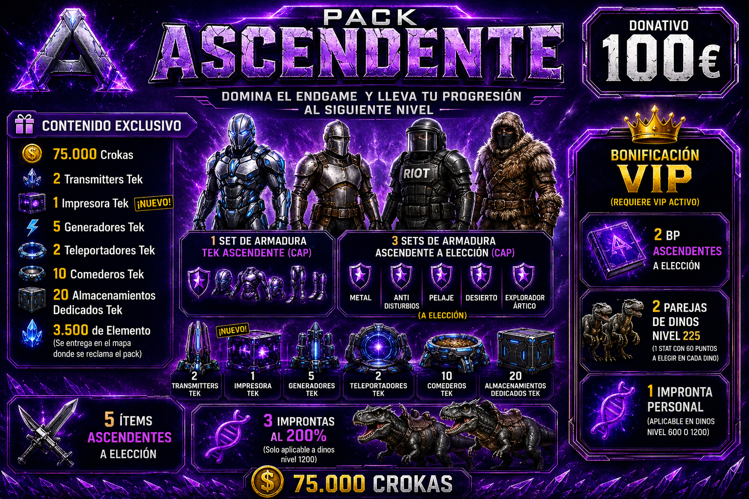 Pack Ascendente