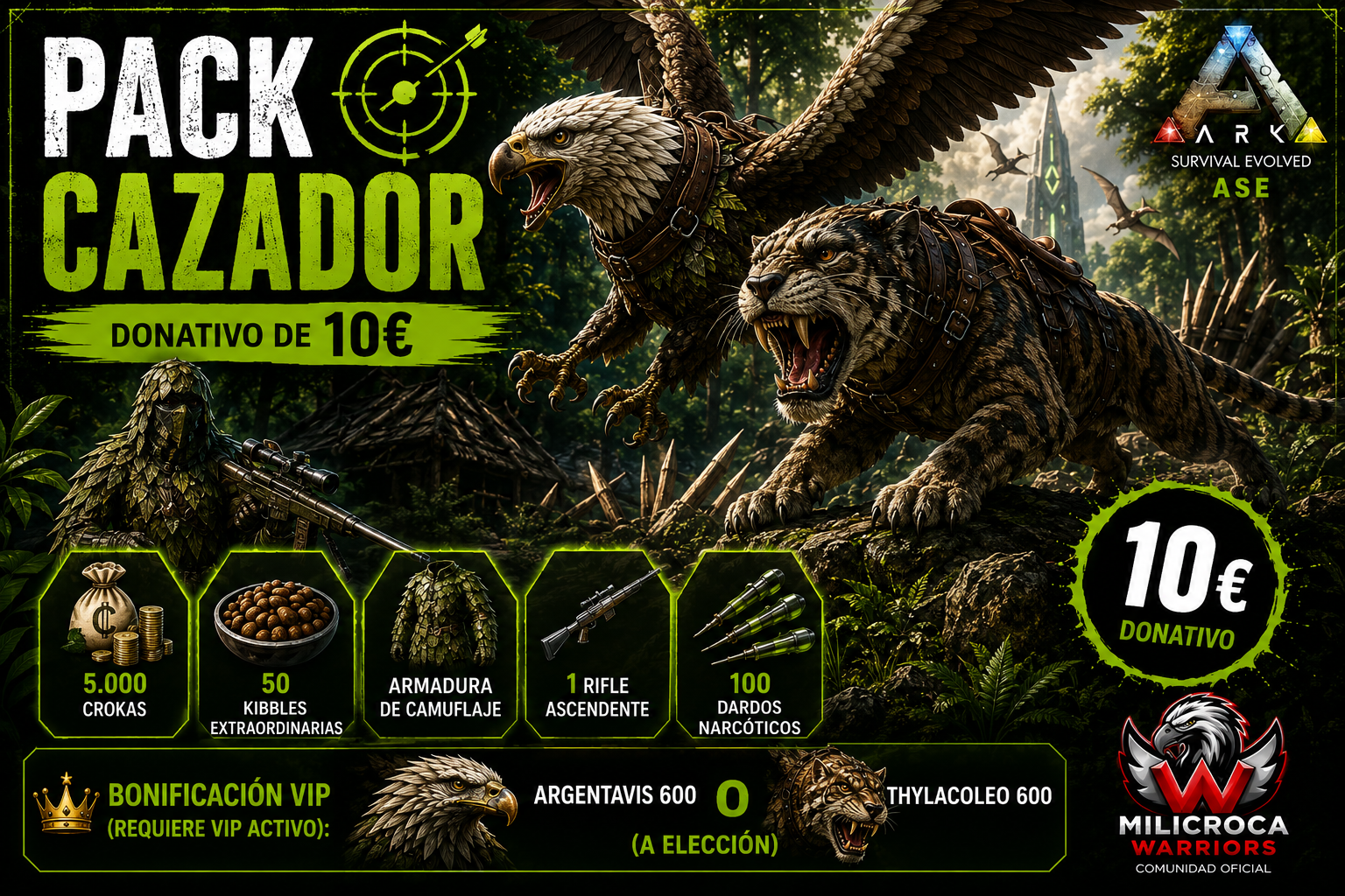 Pack Cazador