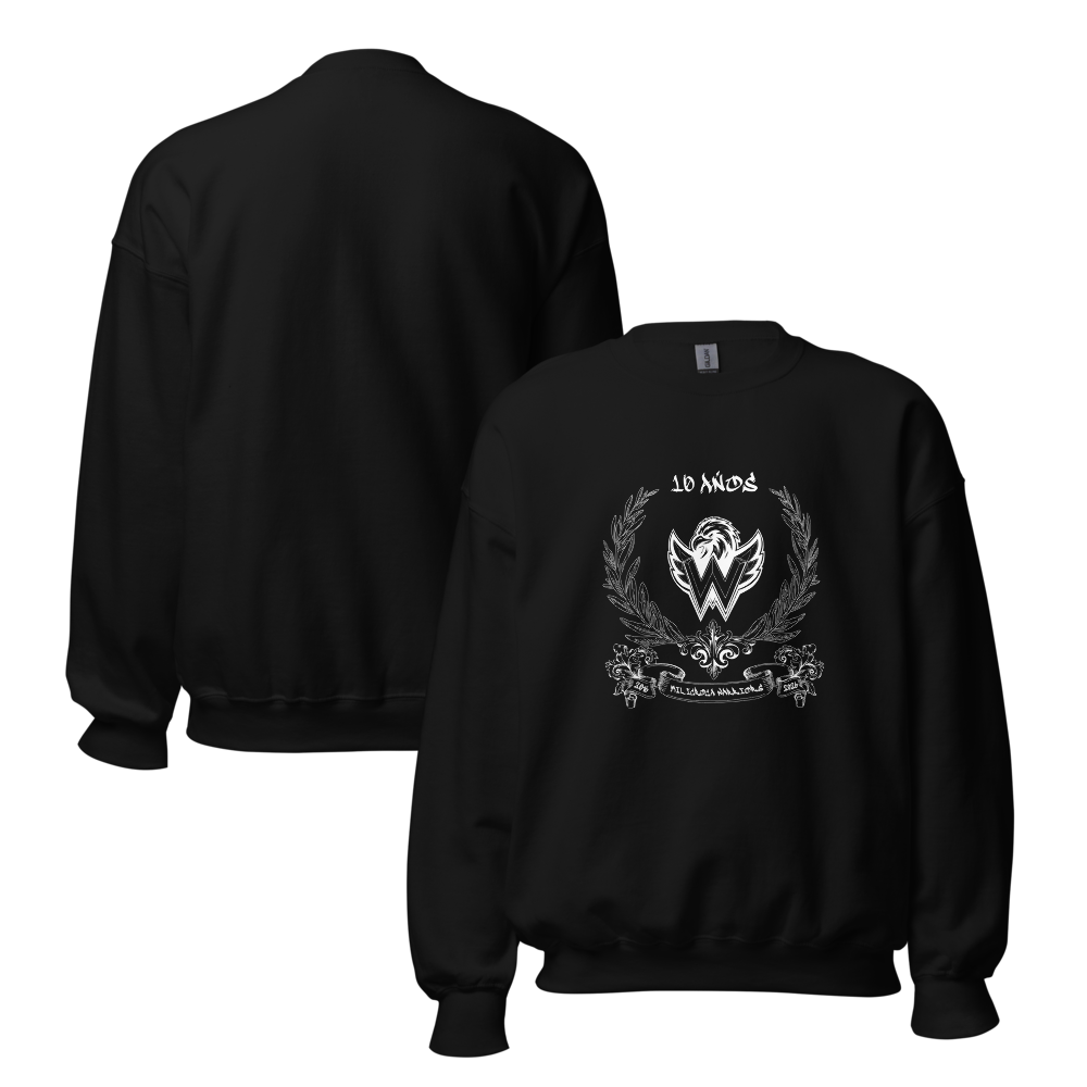Sudadera Oficial Milicroca Warriors – 10º Aniversario - Imagen 2