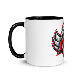 Taza Oficial Milicroca Warriors – Blanca/Negra